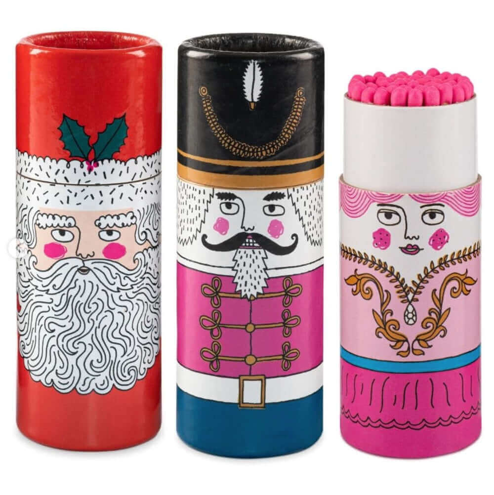 Archivist Gallery cylinder matchboxes Christmas