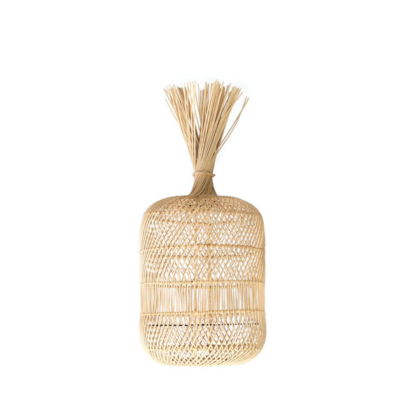 Dumpling floor lamp rattan S Bazar Bizar