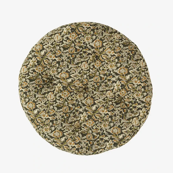 Madam Stoltz round cotton chair pad RCP-45-195