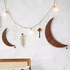 Madam Stoltz hanging palm gold ornament