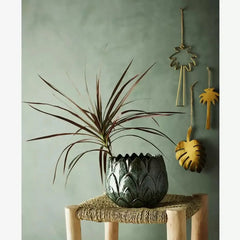 Madam Stoltz hanging palm gold ornament\