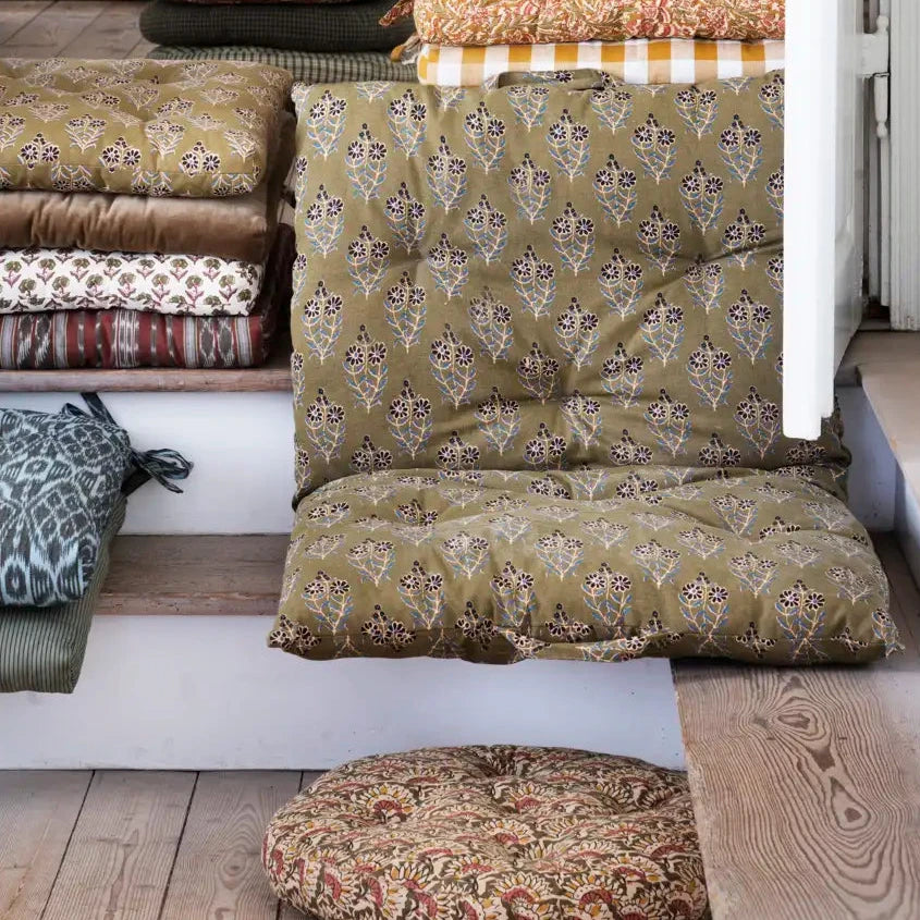 Madam Stoltz boho mattress cushions chair pad