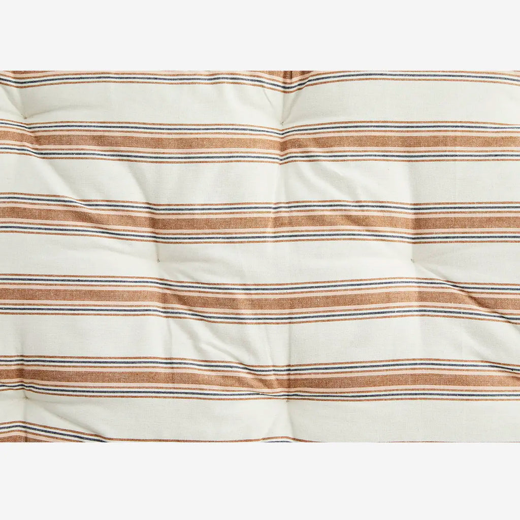 Madam Stoltz mattress cushion cotton stripes 70x180cm