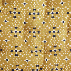 Madam Stoltz printed cotton mattress 45x125 cm mustard MP-45125-240