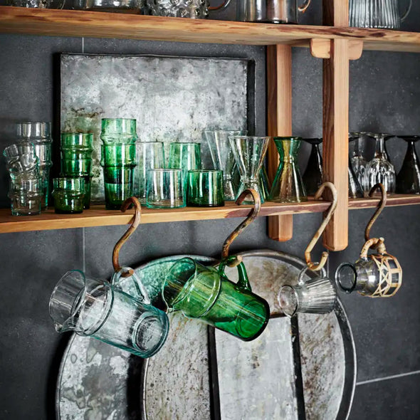 Beldi drinking glasses Madam Stoltz green
