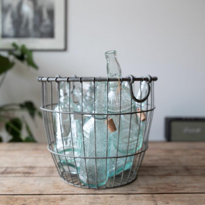 Van Verre glass water bottle oliefles recycled glas fairtrade