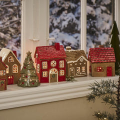 ceramic t-light house IB Laursen gingerbread xmas village