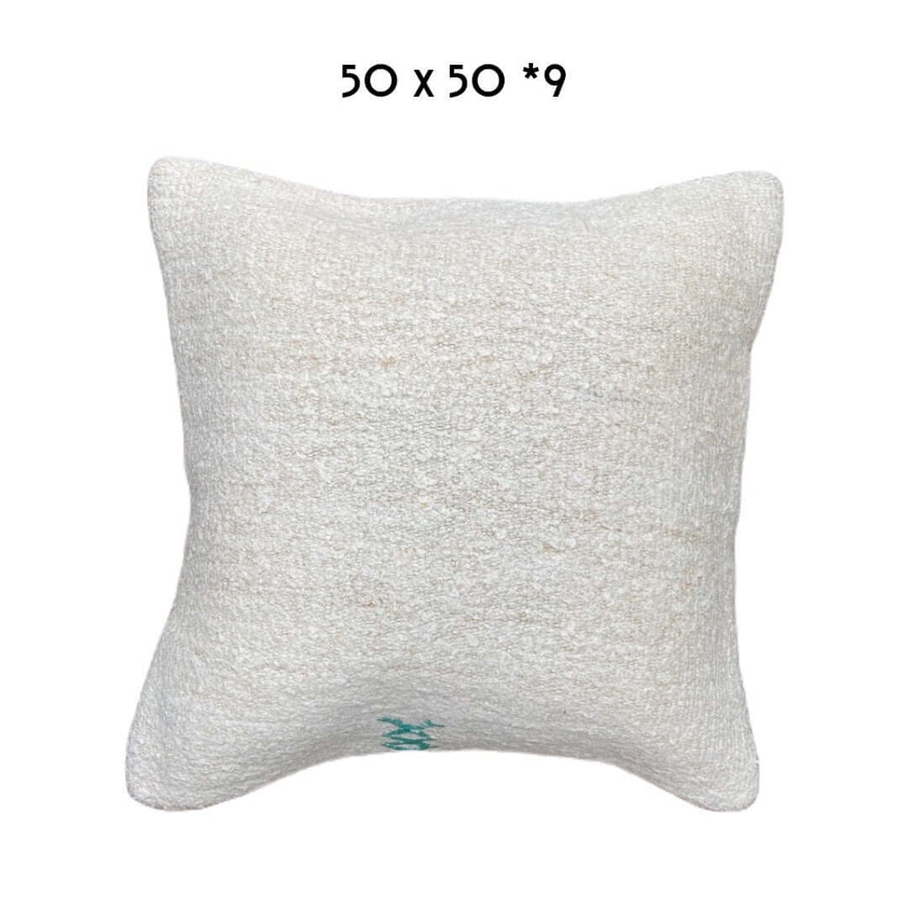 vintage hemp cushion 50x50cm Turkey natural sustainable