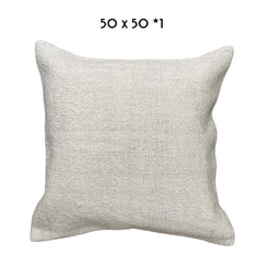 vintage hemp cushion 50x50cm Turkey natural