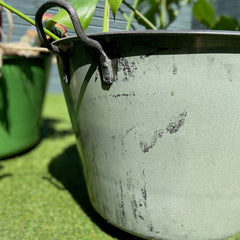 iron wash tub India grey