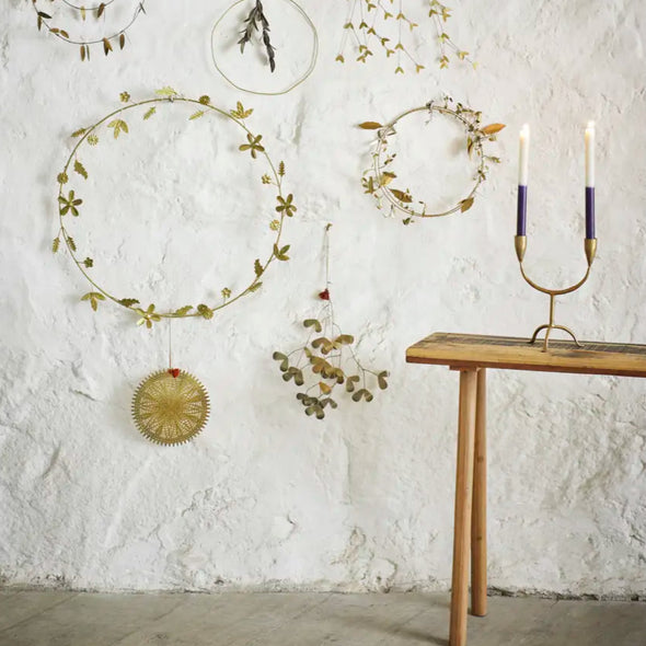 wall of hangers Madam Stoltz including the iron mistletoe