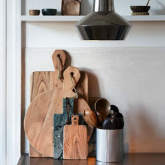marble chopping boars in the kitchen