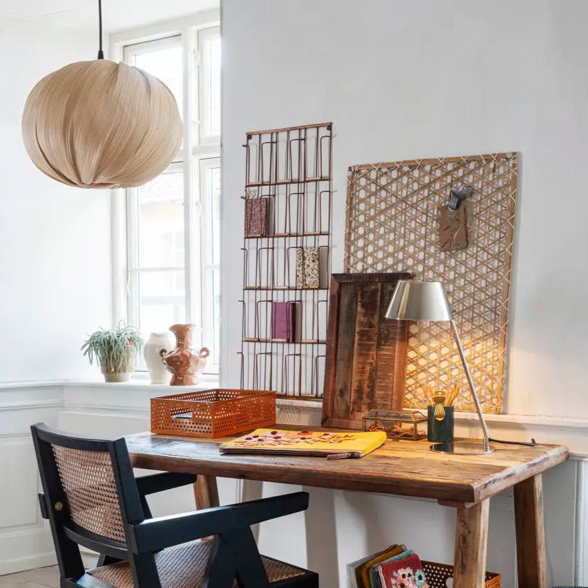 medium recycled wooden tray decorcation