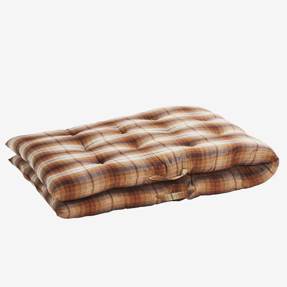 Checked Cotton Mattress 70x180 cm