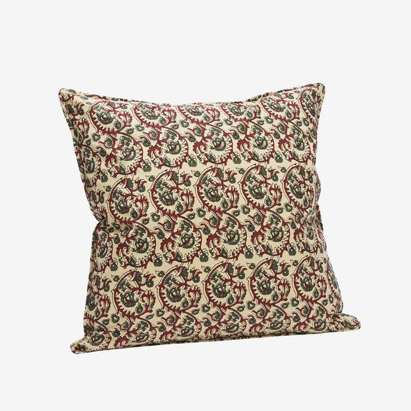 printed cushion cover khaki Madam Stoltz