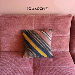 vintage kilim cushion boho chic 40x40cm multicolour