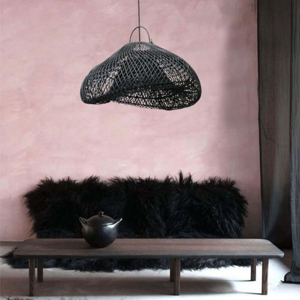 Bazar Bizar Cloud hanging lamp black M pendant