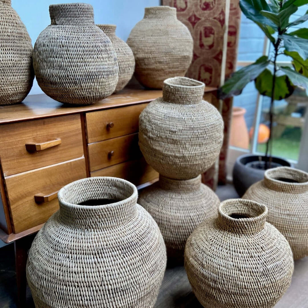 Buhera basket Zimbabwe handwoven fairtrade eco Afrikaanse mand Gone Arty