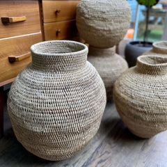 Buhera basket Zimbabwe handwoven fairtrade eco Afrikaanse mand Gone Arty