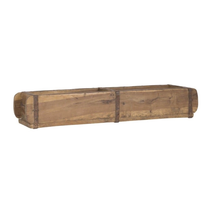Dubbele steenmal hout Ib Laursen woondecoratie rustiek authentiek gerecycled hout