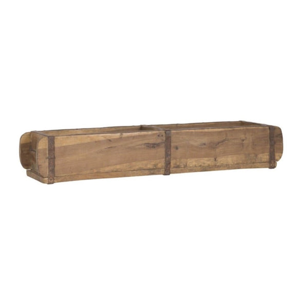 Dubbele steenmal hout Ib Laursen woondecoratie rustiek authentiek gerecycled hout