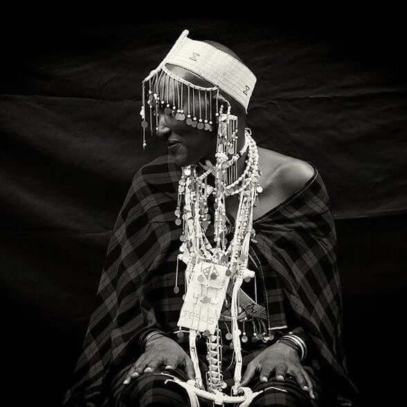 Sidai Designs wide woven ring beaded cream pearl gold geweven ring kralen creme goud