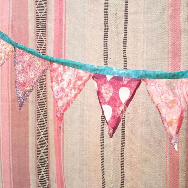 Van Verre fair-trade garlands flags silk sustainable