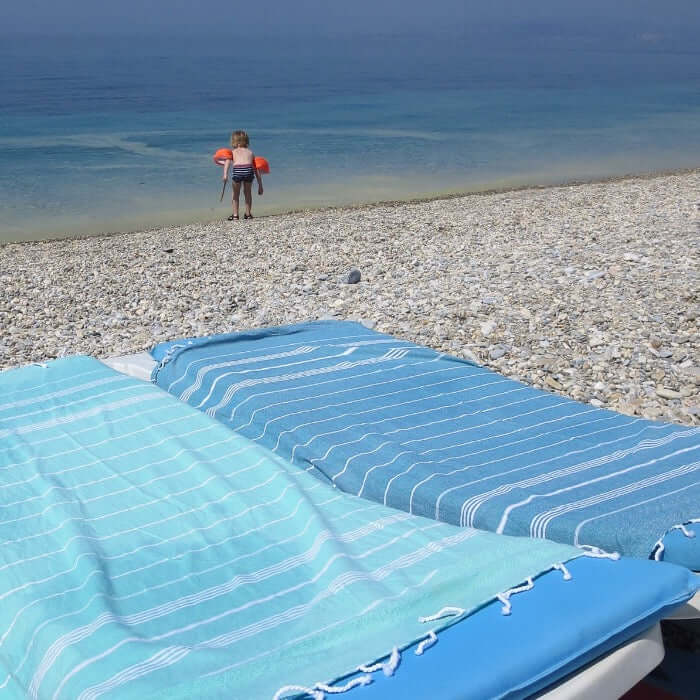 hammam towel XL 220x160 Ottoman aqua extra groot hammamdoek hammam doek
