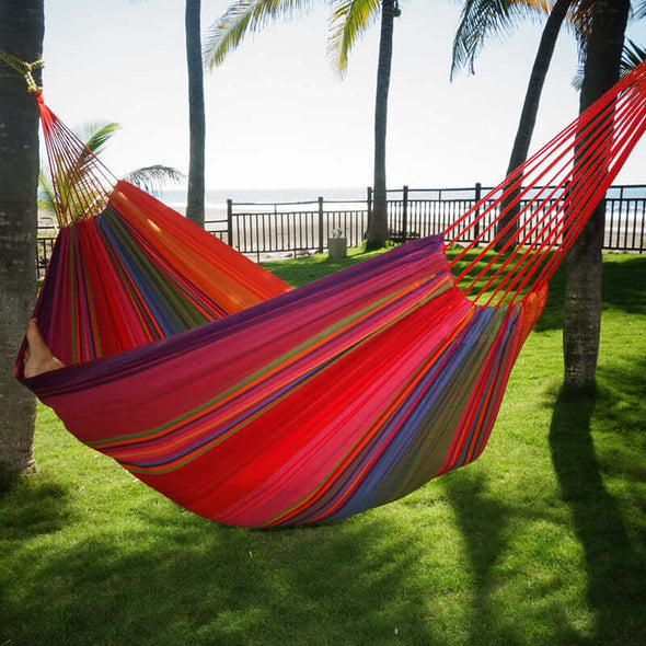 colourful hammock El Salvador fairtrade handmade