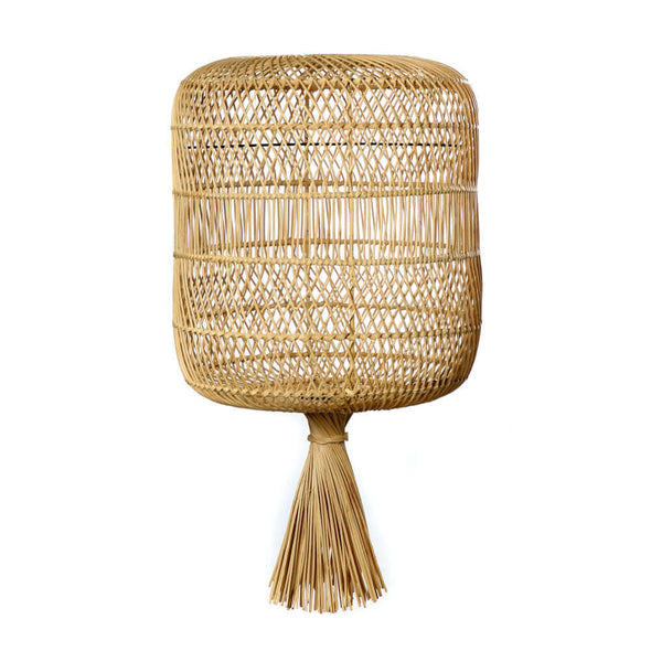 The Dumpling ceiling floor lamp Bazar Bizar vloerlamp plafondlamp rattan rotan boho style naturel fair eco