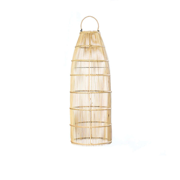 The fish trap hanging lamp M Bazar Bizar rattan lampshade boho