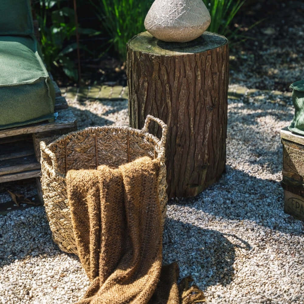 Bazar Bizar Hoi An zeegras mand handgeweven Vietnam naturel stevig large