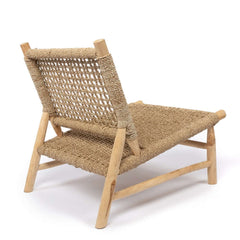 Bazar Bizar island sisal one seat natural jute lounge chair