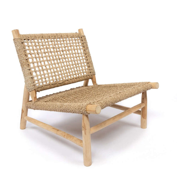 Bazar Bizar island sisal one seat natural jute lounge chair