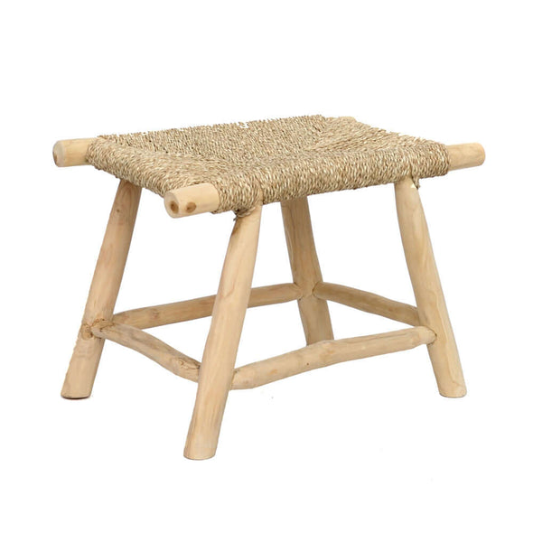 Bazar Bizar seagrass Porto stool zeegras kruk boho