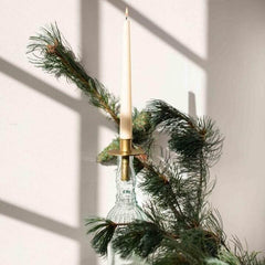 Gold metal bottle candle holder Haarlem online