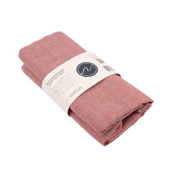 Oxious hamamdoek strandlaken dun reishanddoek hammam doek 100x180 cm badlaken dun rood