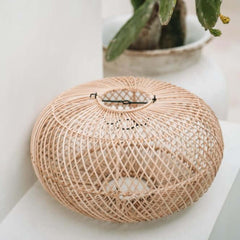Bazar Bizar Wholly pendant lamp rattan Bali boho plafondlamp eco fairtrade