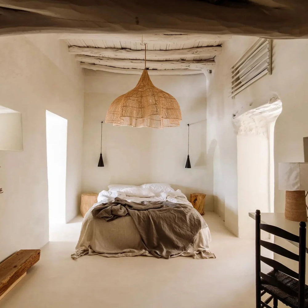 bedroom lighting boho style 