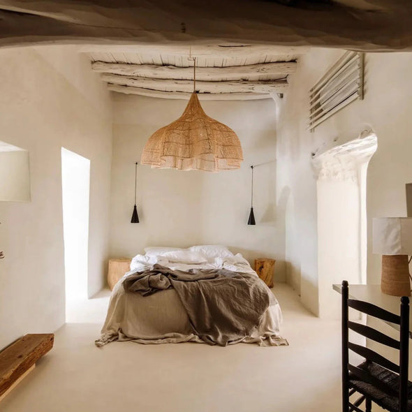bedroom lighting boho style 