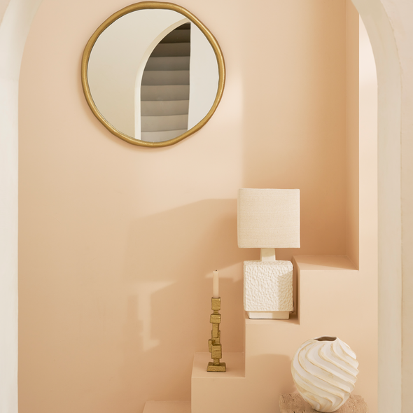 Handcrafted Ribbed Vase