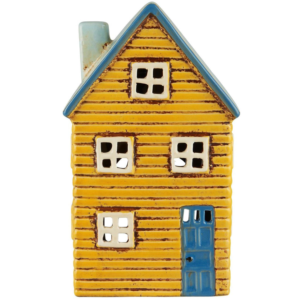 Ib Laursen ceramic house Thorshavn yellow