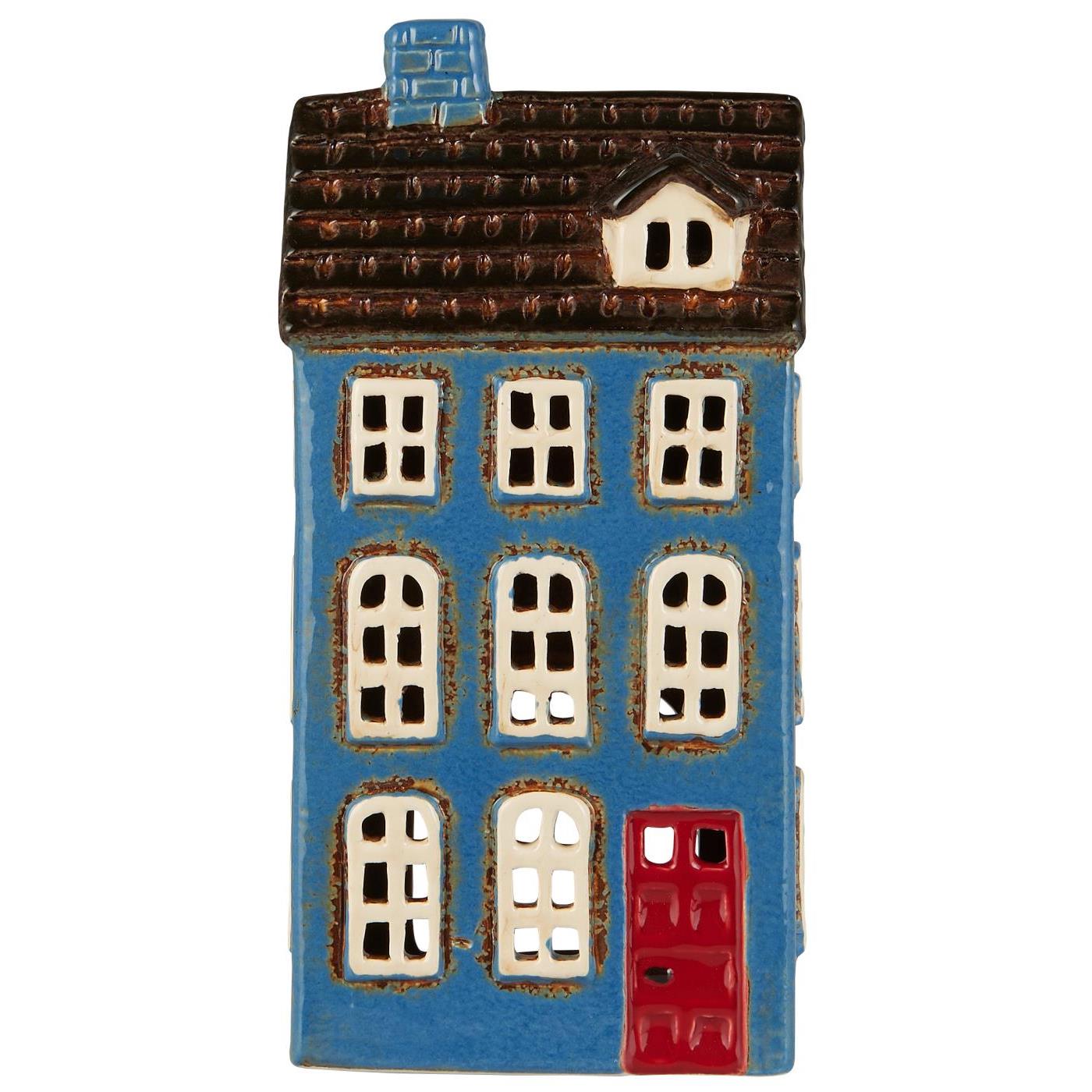Ib laursen ceramic house blue My Town House
