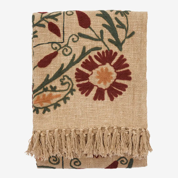 Madam Stoltz suzani throw blanket