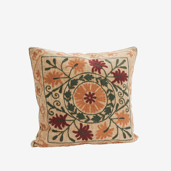 Suzani embroidered cushion cover Madam Stoltz
