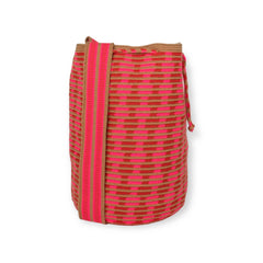 geometric backpack scarlet Guajii Wayuu Colombia