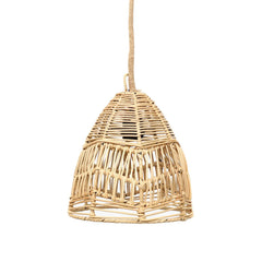 Pendentif Bala en Rattan Naturel - S