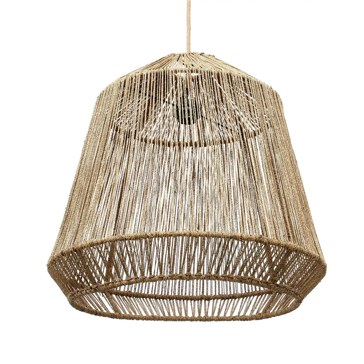 Seagrass Conic Pendant Lamp