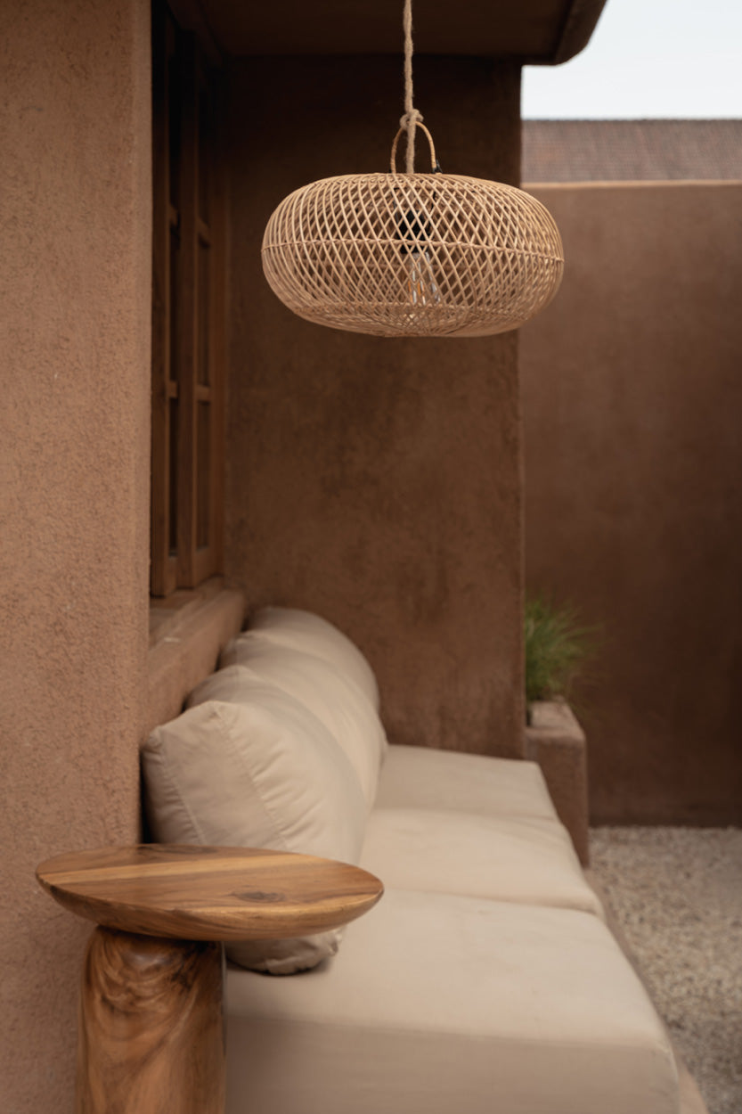 Wholly Pendant Lamp - Natural Rattan - Small