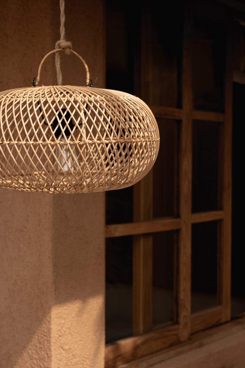 Wholly Pendant Lamp - Natural Rattan - Small
